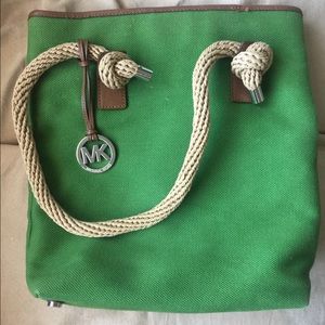 Michael Kors rope canvas purse